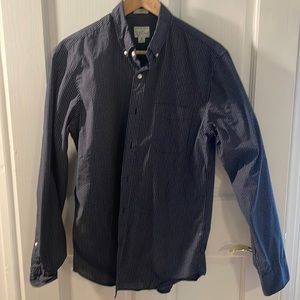 J.Crew dark navy button down.  Size medium.